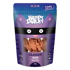 HAPPY SNACKY Duck Clouds 80g skanėstas katėms