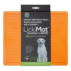 Laižymo kilimėlis LickiMat Dog Soother XL, oranžinis