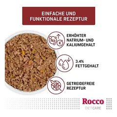 Rocco Diet Care Gastro Intestinal su kalakutiena ir moliūgais, drėgnas maistas šunims, lėkštelė 150 g — 4 nuotrauka