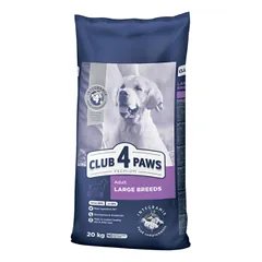 CLUB 4 PAWS Premium Visavertis pašaras didelių veislių suaugusiems šunims, 20 kg