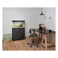 Opti Set 200 akvariumas stačiakampis, juodas, 101x41x56 cm, 200 l — 2 nuotrauka