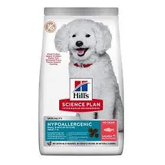 Hills Science Plan Canine Adult Hypoalergenic sausas maistas mažų veislių alergiškiems šunims su lašiša, 1,5 kg