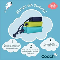 Coachi dresūros dummy šunims, Dydis L, šviesiai mėlyna — 3 nuotrauka