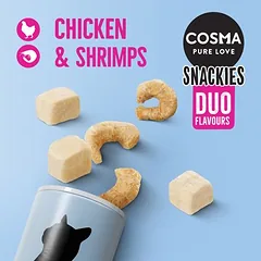 Cosma Snackies DUO bandomasis rinkinys, skanėstai katėms, < 49 g — 5 nuotrauka