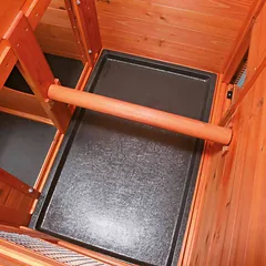Trixie Chicken Coop With Enclosure vištidė su aptvaru, ruda, 170 x 77 x 105 cm — 3 nuotrauka