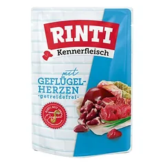 RINTI Kennerfleisch Pouches drėgnas maistas šunims, ekonominė pakuotė 20 x 400 g — 4 nuotrauka