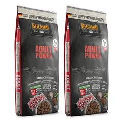 BELCANDO Power M-XL 25 kg (2x12.5 kg) sausas maistas labai aktyviems šunims ir veislinėms kalėms