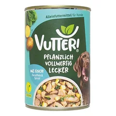 Vutter! drėgnas maistas šunims, kaip žuvis, 400g — 2 nuotrauka