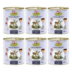 GranataPet Venison - be grūdų šlapias šunų maistas, elniena ir lašiša