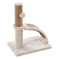 Flamingo nagų draskymo stulpas katėms, smėlio spalvos, 35x25x43,5 cm