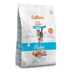 CALIBRA Cat Life Adult Chicken sausas maistas suaugusioms katėms su vištiena, 1,5 kg