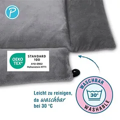 Petlando Windowchiller su apsauga nuo skersvėjo, guolis katėms, L 80 x B 35 x H 4 cm — 4 nuotrauka
