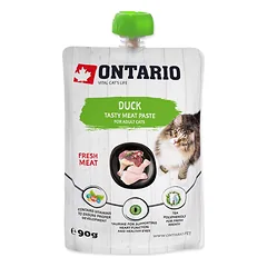 ONTARIO Duck Fresh Meat Paste paštetas katėms su antiena 90g