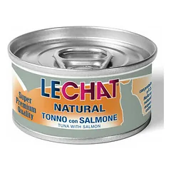 LeChat Natural Tuna Flakes with Salmon 80 g
