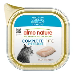 Almo Nature HFC Complete Sterilized Cat Menkės drėgnas maistas sterilizuotoms katėms, 85 g
