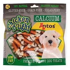 Antos skanėstai šunims su vištiena D’light Calcium 400g