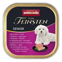 ANIMONDA Dog Vom Feinsten Senior, skonis: paukštiena su ėriena, 150 g