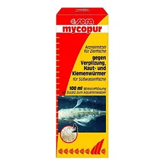 Sera Mycopur priemonė nuo grybelinių ir bakterinių infekcijų, išorinių parazitų akvariumo žuvims, 100 ml