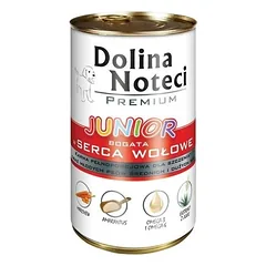 Dolina Noteci PREMIUM Junior jaučio širdys 400g x18