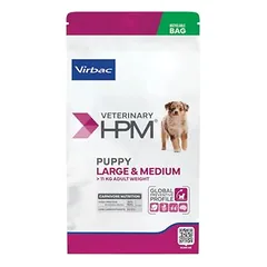 Virbac Hundetrockenfutter Veterinary Hpm Dog Puppy Large