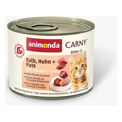 Animonda Carny Cat Kitten veršiena, višta, kalakutas 200 g