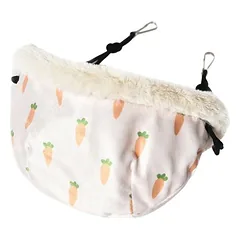 Duvo+ Hängender Schlafsack Carrot aus Plüsch weiß