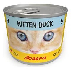 JOSERA Kitten Ančių drėgno kačiukų ėdalo skardinė 6 x 200g
