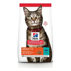 Hills Science Plan Cat Adult 1-6 Suaugusių kačių maistas su tunu, 300 g