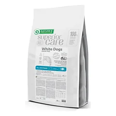 Nature's Protection Superior Care visų dydžių ir amžiaus grupių baltakailių šunų sausas begrūdis pašaras su baltos žuvies baltymais, 10 kg — 2 nuotrauka