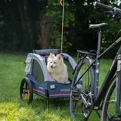 HAFENBANDE dviračio priekaba Cabby M su dviem jungtimis, Vidutiniams 11–25 kg — 3 nuotrauka