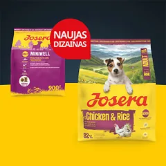 Josera Mini Chicken&Rice sausas maistas šunims, 900 g — 3 nuotrauka