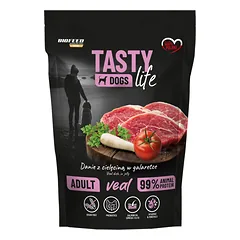 Tasty Dogs Life veršienos želė patiekalas 150g