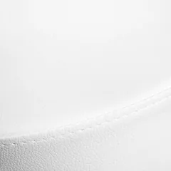Activ AM - 304G Gold White - auksinė kirpimo kėdė/taburetė su aukščio reguliavimu, nuimama atlošu, balta — 2 nuotrauka