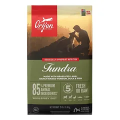 Orijen Tundra sausas maistas šunims 11,4 kg parduotuvėje zooprekes24.lt