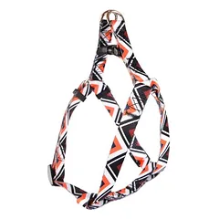 Flamingo petnešos šunims Step & Go Stian, baltos/juodos/oranžinės, Matmenys: 45-60 cm / 20 mm — 3 nuotrauka