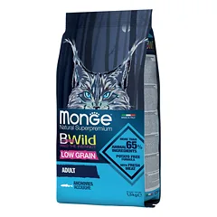 Monge Dry Cat BWILD - Adult Anchovies (ančiuviai) 1,5 kg