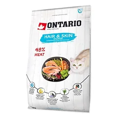 Ontario visavertis pašaras suaugusioms katėms Cat Hair&Skin, 2 kg — 2 nuotrauka