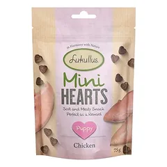 Lukullus Puppy "Mini Hearts" Snacks Huhn (getreidefrei)