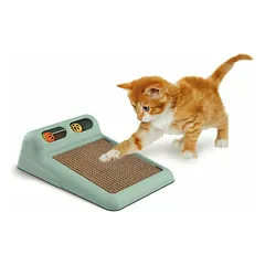 Cat scraper with 2 balls cm 40 x 28 x 12 h, different colors