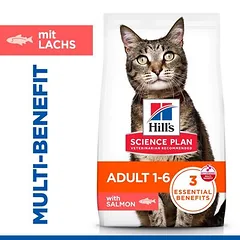 Hill's Science Plan Adult 1-6 su lašiša, sausas maistas katėms, 3 - 4,9 kg — 3 nuotrauka