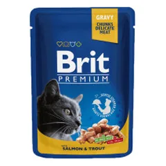 Brit Premium Salmon & Trout konservai katėms