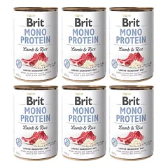 BRIT Monoprotein Lamb & Rice 6x400 g Monoprotein Lamb & Rice maistas