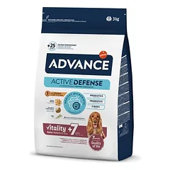 Advance Medium Senior Vitality 7+ sausas maistas šunims — 2 nuotrauka