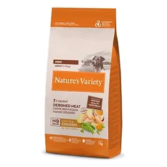 Nature’s Variety No Grain Adult Mini su vištiena – sausas maistas mažų veislių šunims, 7 kg