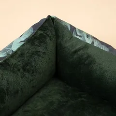 TIAKI Jungle Collection minkštas guolis smulkiems gyvūnams, L 35 x B 28 x H 12 cm — 5 nuotrauka
