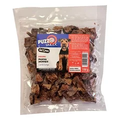Hau & Miau Dog Treat Avienos plaučių kubeliai, papildomas pašaras šunims su avienos plaučiais kubeliais, 3-4 cm, 150 g
