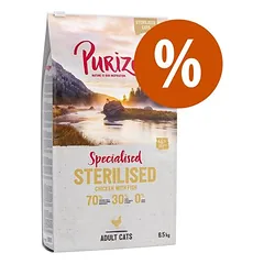 Purizon ekonominė pakuotė, sausas maistas katėms 2 x 6,5 kg