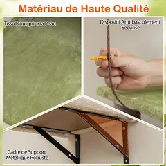Kačių draskyklė žalias/pilkas 94cm — 4 nuotrauka