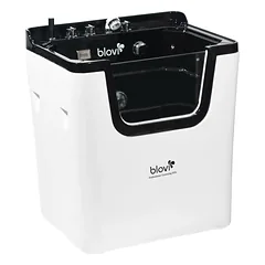 Blovi Professional Grooming SPA - ozono vonia su Milky SPA Micro Bubble technologija ir hidromasažu, juoda ir balta, Czarny / 90x68x95cm — 2 nuotrauka