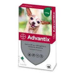 Advantix lašai nuo blusų ir erkių šunims iki 4 kg, 1 pipetė - Pet24 nuotrauka